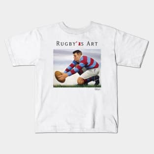 Rugby Kicker by PPereyra Kids T-Shirt